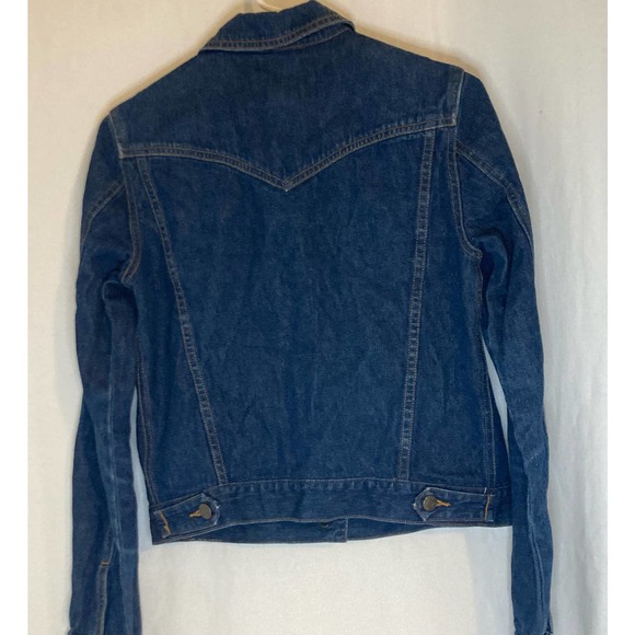 Abercrombie & Fitch Women’s Jean Jacket Size Small Dark Wash Denim - Picture 4 of 8